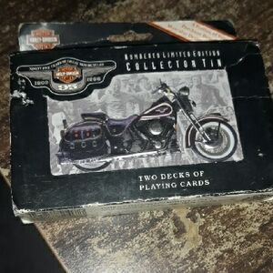 Harley-Davidson 95th Anniversary Collectible Tin & Playing Cards